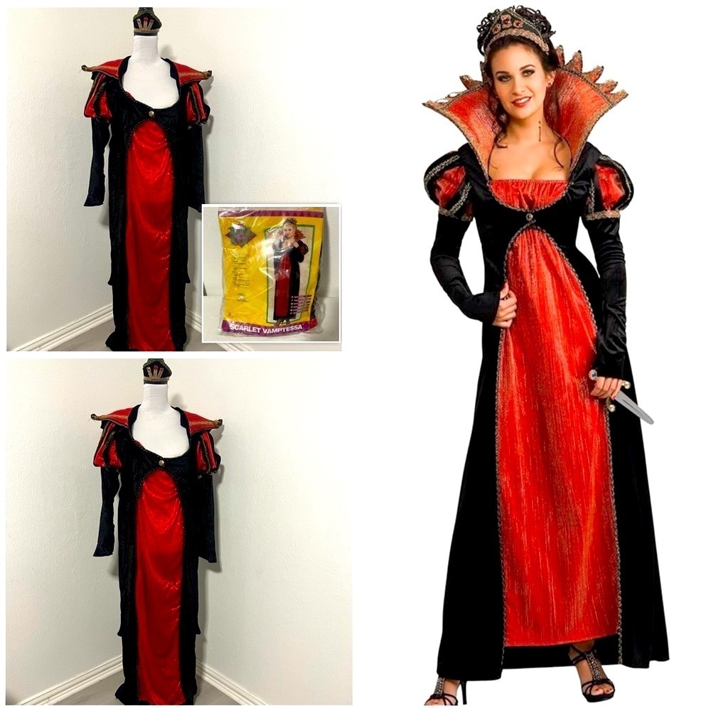 Full Cut Women’s Plus Size (16-20) Elegant Scarlet Vamptessa Halloween Costume